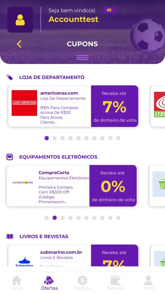 Dinheiro Campeão سکرین شاٹس