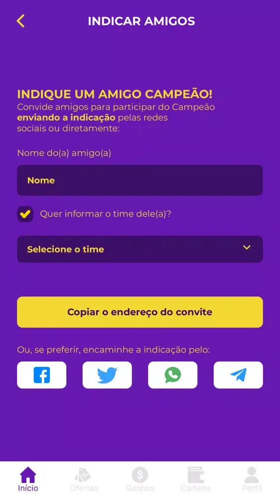Dinheiro Campeão سکرین شاٹس