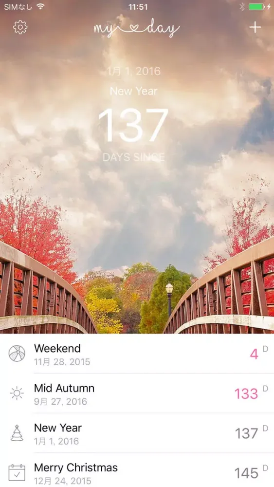 Capturas de tela do Lavish My Days - Event Reminder & Countdowns