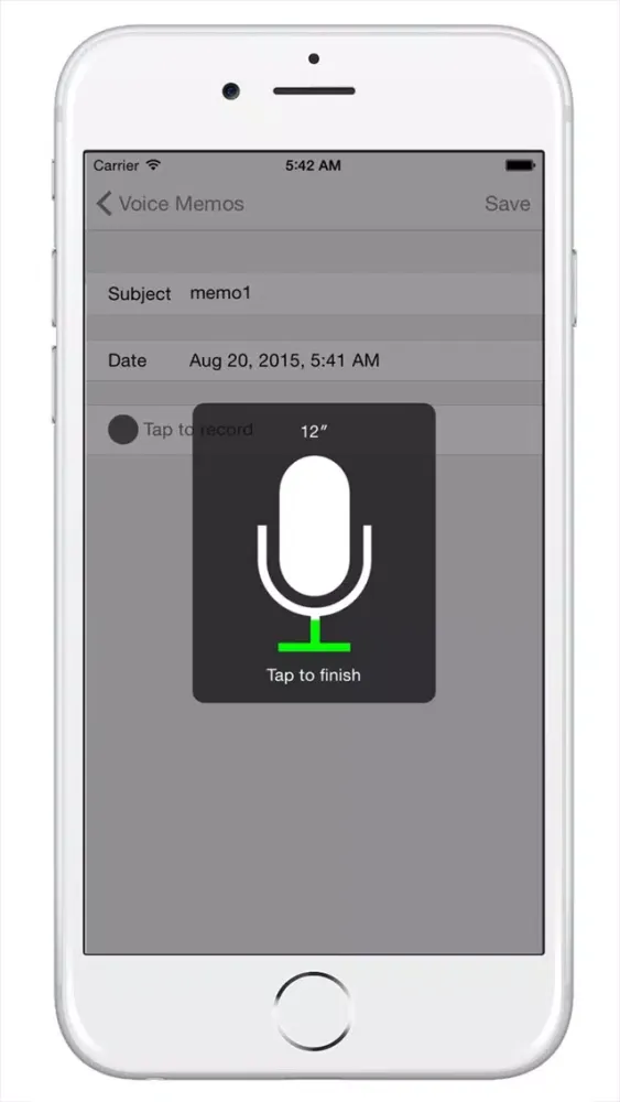 Insta Voice Memo Screenshots