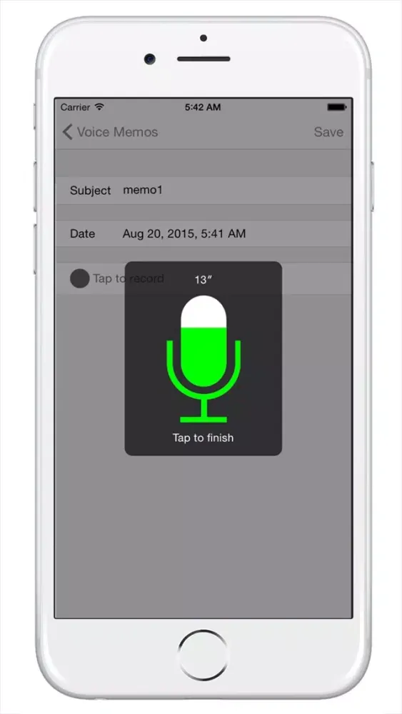 Insta Voice Memo Screenshots