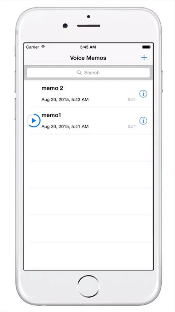 Insta Voice Memo Screenshots
