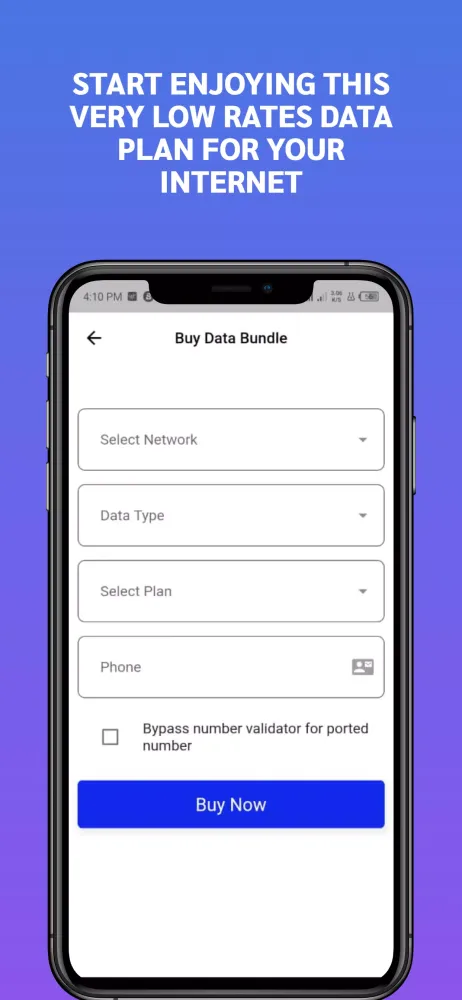 Ảnh chụp màn hình của MOBILE DATA PLUS