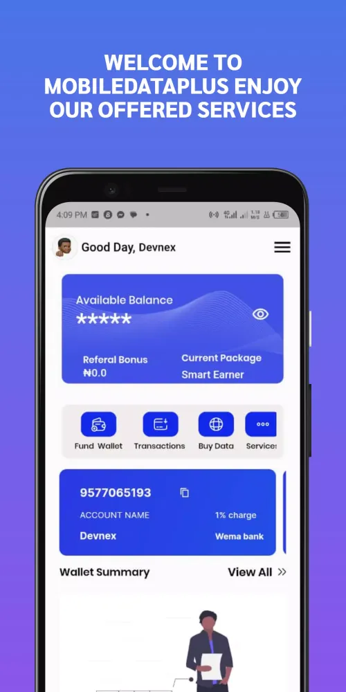Ảnh chụp màn hình của MOBILE DATA PLUS