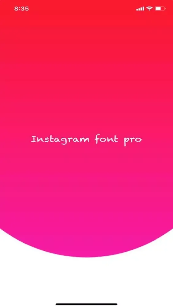 ภาพหน้าจอของ Fonts for insta keyboard +