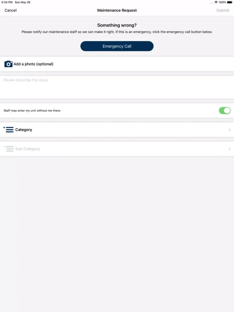 Ảnh chụp màn hình của Brackett iPad 