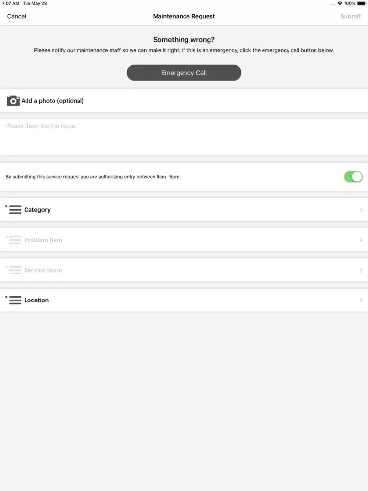 Ảnh chụp màn hình của Inverness iPad 