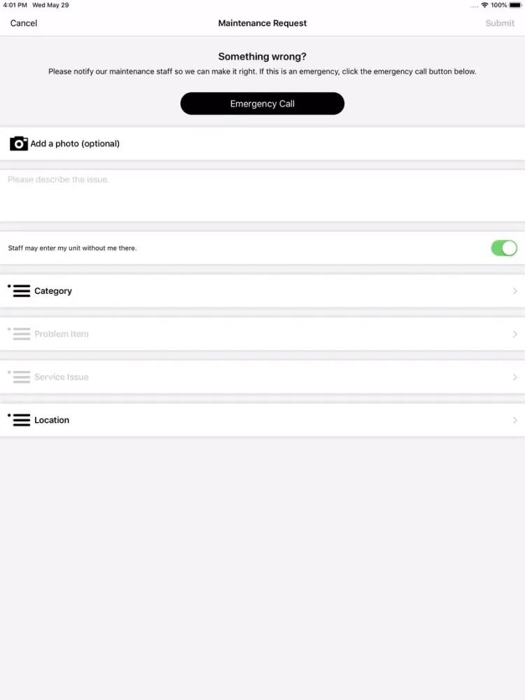 100 Van Ness iPad  スクリーンショット
