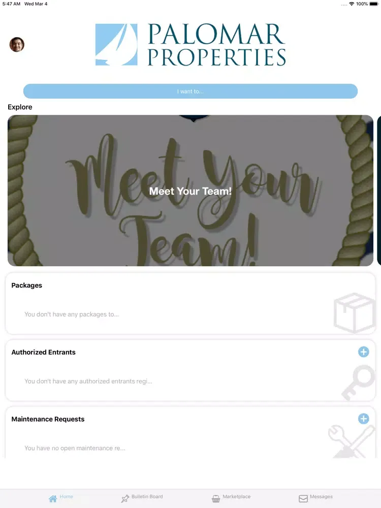 Palomar Properties iPad  स्क्रीनशॉट