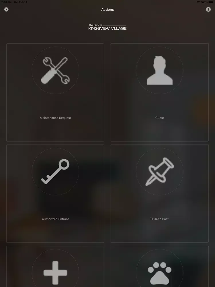 Capturas de tela do Park At Kingsview Village iPad 