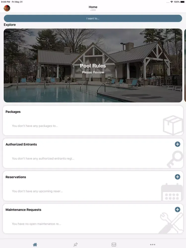 Capturas de tela do Sterling Glenwood iPad 