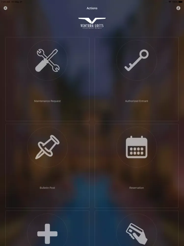 Tangkapan skrin Ventura Lofts iPad 