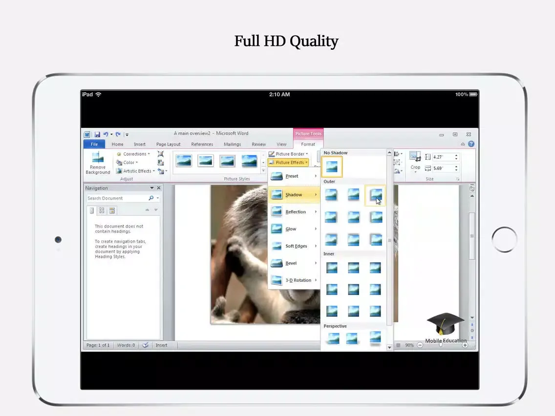 PC for Microsoft® Word HD iPad 應用截圖