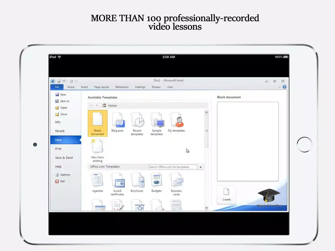 PC for Microsoft® Word HD iPad 應用截圖