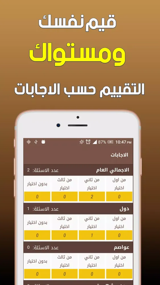 مسابقة الجغرافيا الكبرى スクリーンショット