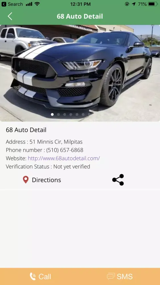 Ảnh chụp màn hình của Garages App