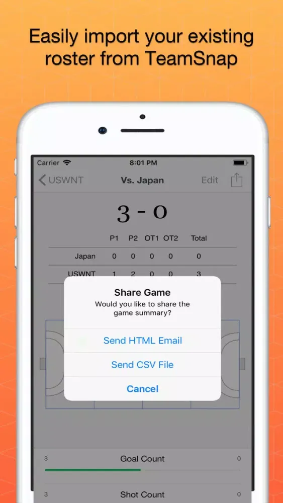 Captures d'écran de FOCKEYStats