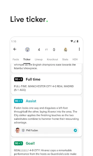 FotMob - Soccer Live Scores Screenshots