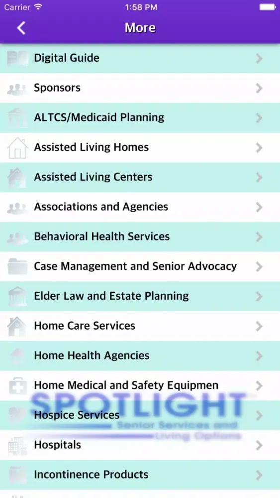 Spotlight Senior Services NA Screenshots