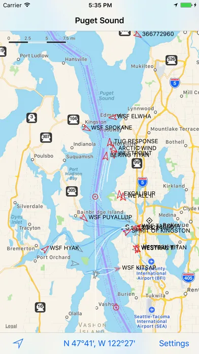 ภาพหน้าจอของ SkunkTracker