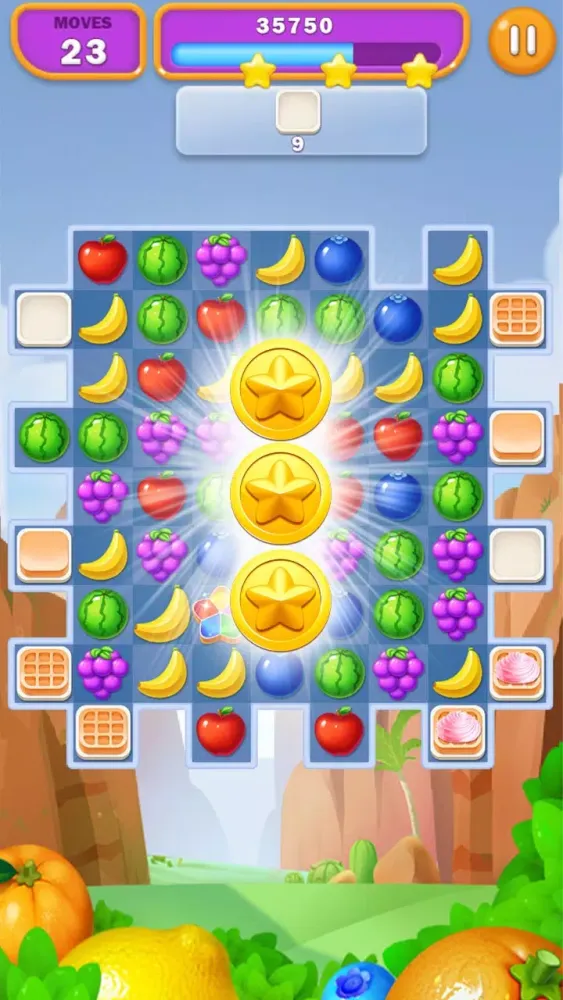 Capturas de tela do Fruit Boom