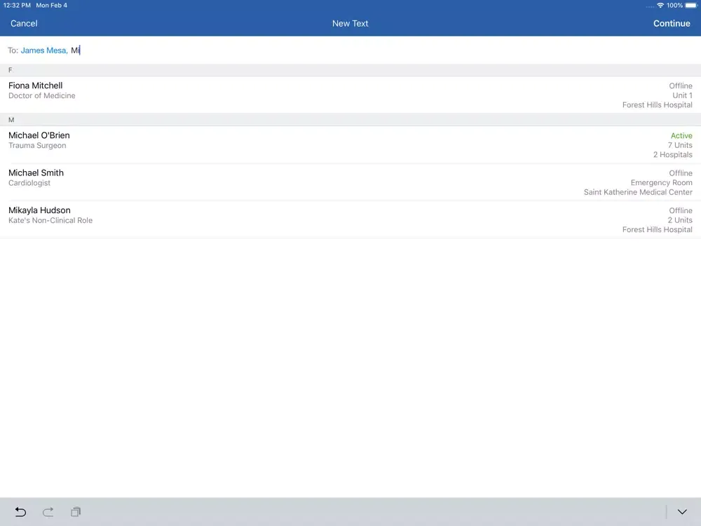 MH-CURE QA 3 iPad  স্ক্রিনশট