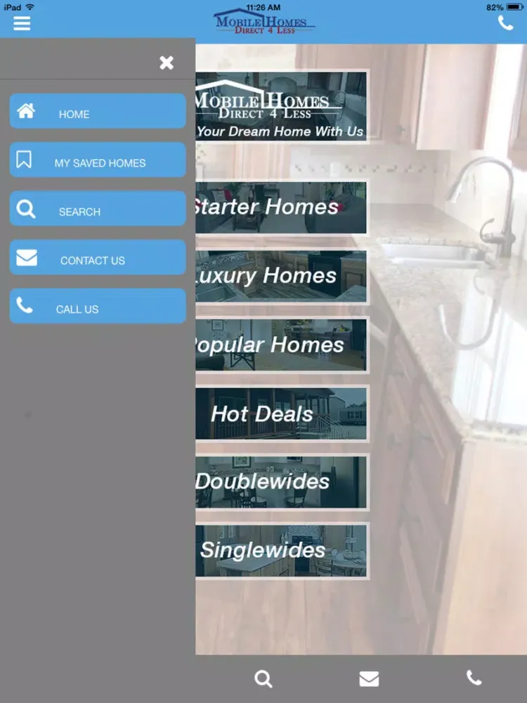 Mobile Homes Direct 4 Less iPad  Screenshots