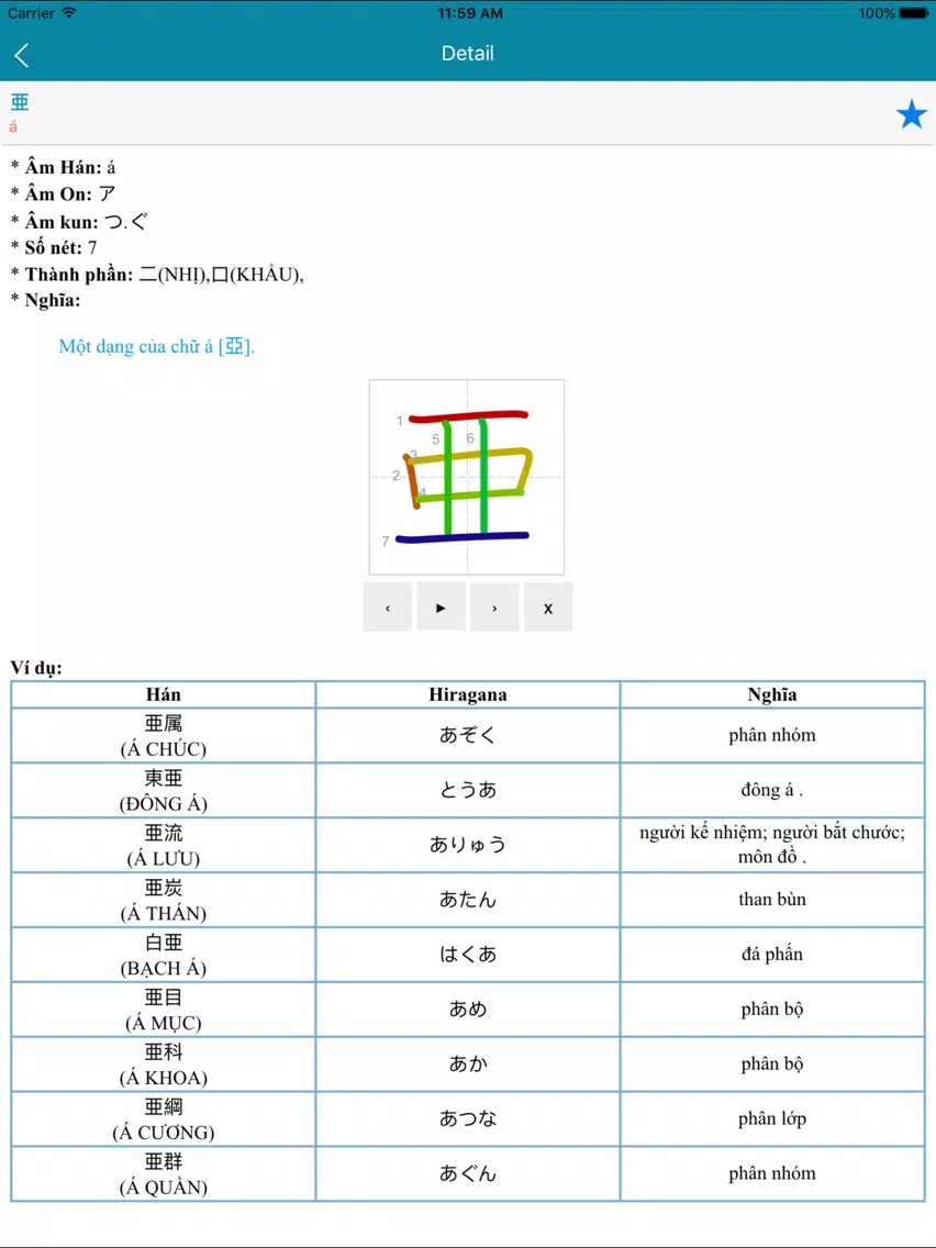 Capturas de tela do Japanese Vietnamese Dictionary iPad 