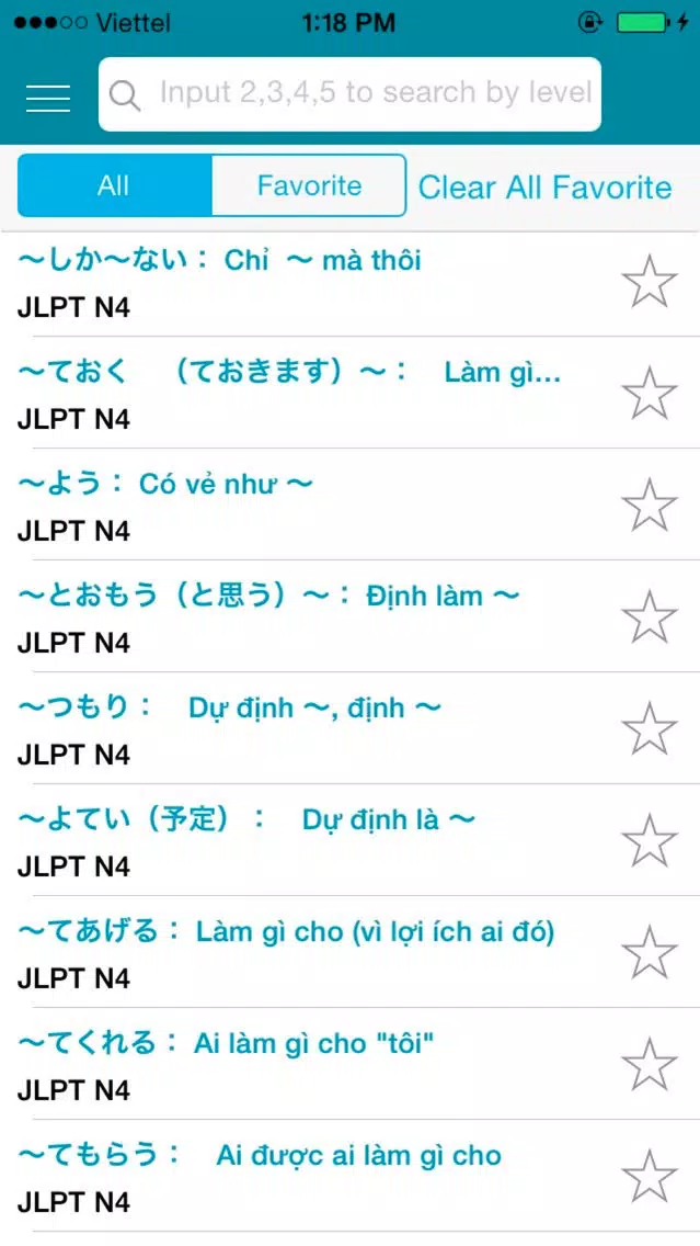 Capturas de tela do Japanese Vietnamese Dictionary