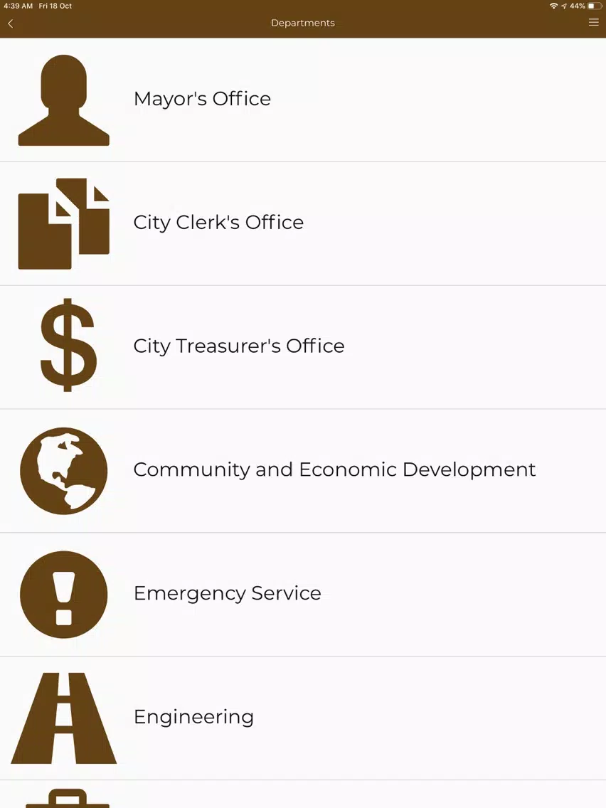 City of Calumet City iPad 应用截图