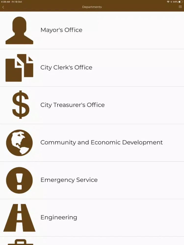 City of Calumet City iPad  스크린샷