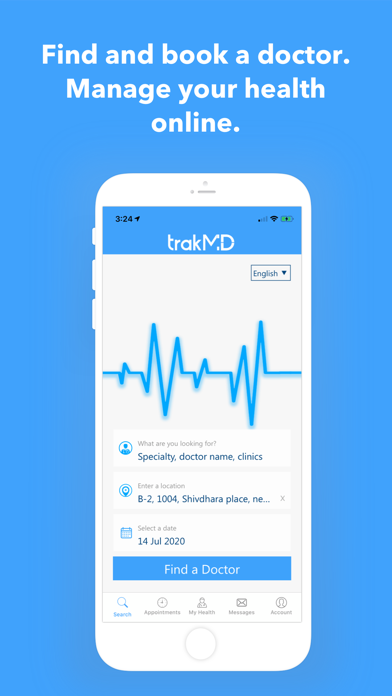 trakMD: Find & Book Doctors स्क्रीनशॉट