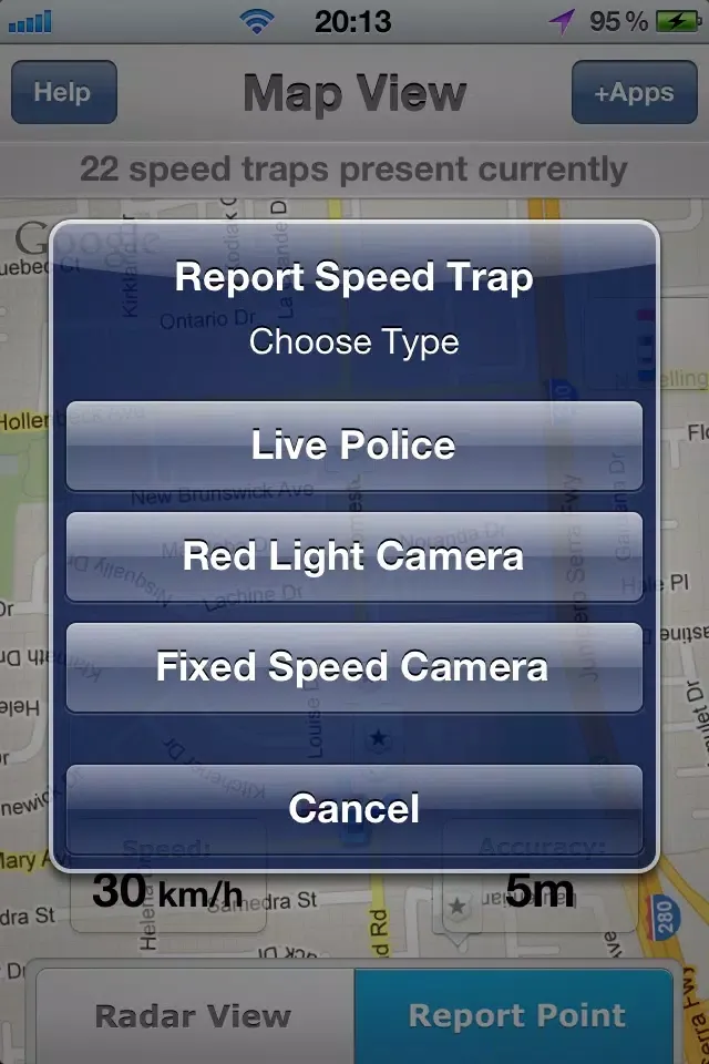 Capturas de pantalla de SpeedCams Pro
