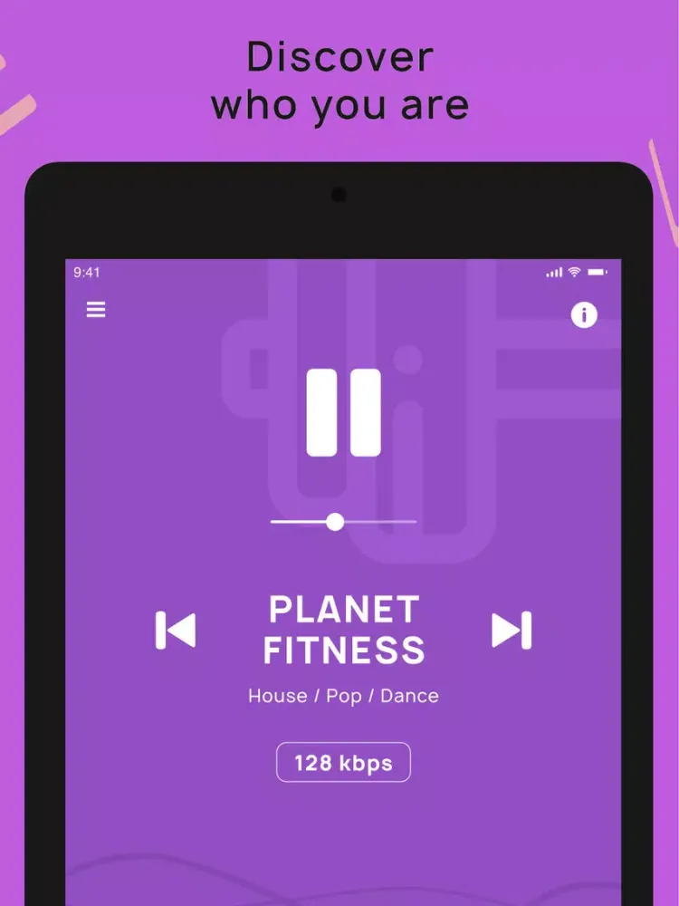Zrzuty ekranu FitRadio - Listen in Motion iPad 