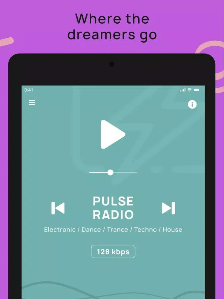 Zrzuty ekranu FitRadio - Listen in Motion iPad 