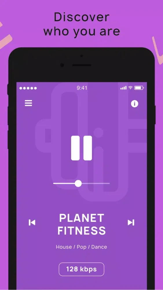 Zrzuty ekranu FitRadio - Listen in Motion