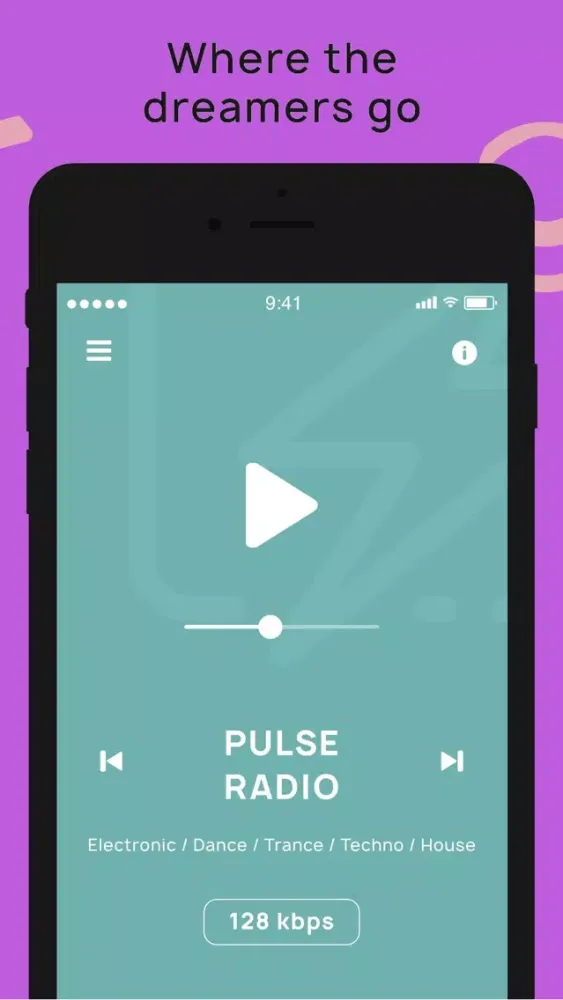 Zrzuty ekranu FitRadio - Listen in Motion