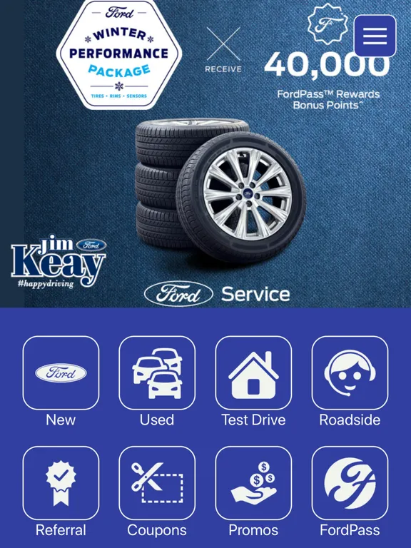 Zrzuty ekranu Jim Keay Ford Lincoln iPad 