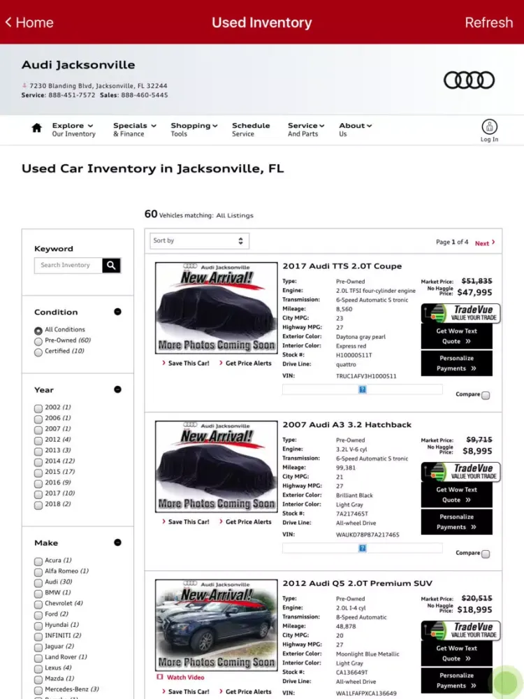 Hanania Automotive Group iPad  স্ক্রিনশট