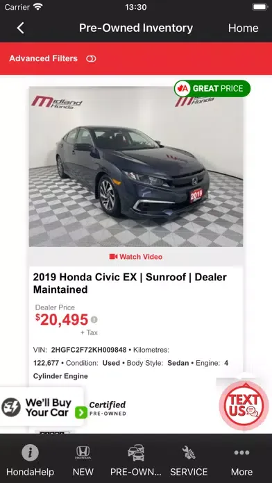 Midland Honda應用截圖