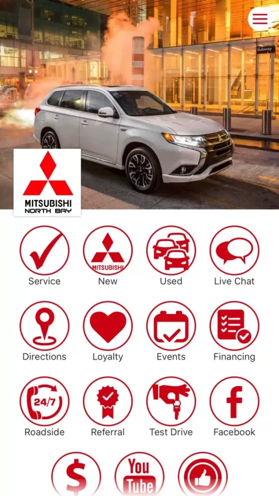 Tangkapan skrin North Bay Mitsubishi