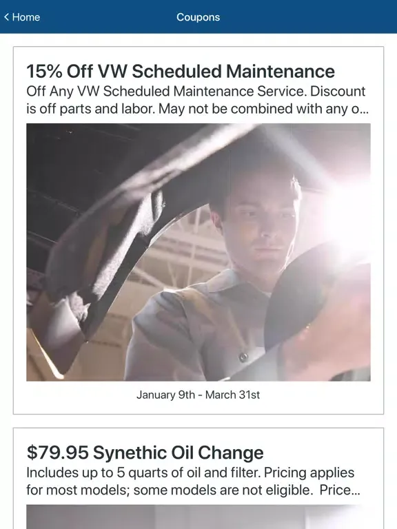 Volkswagen of Bellingham iPad 應用截圖