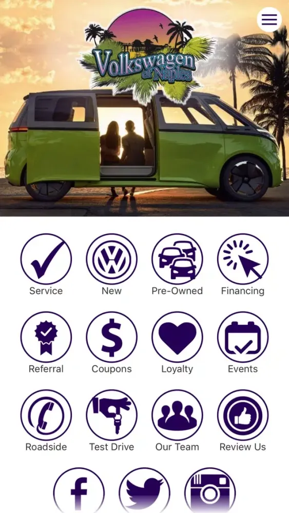 Volkswagen of Naples Dealer Screenshots