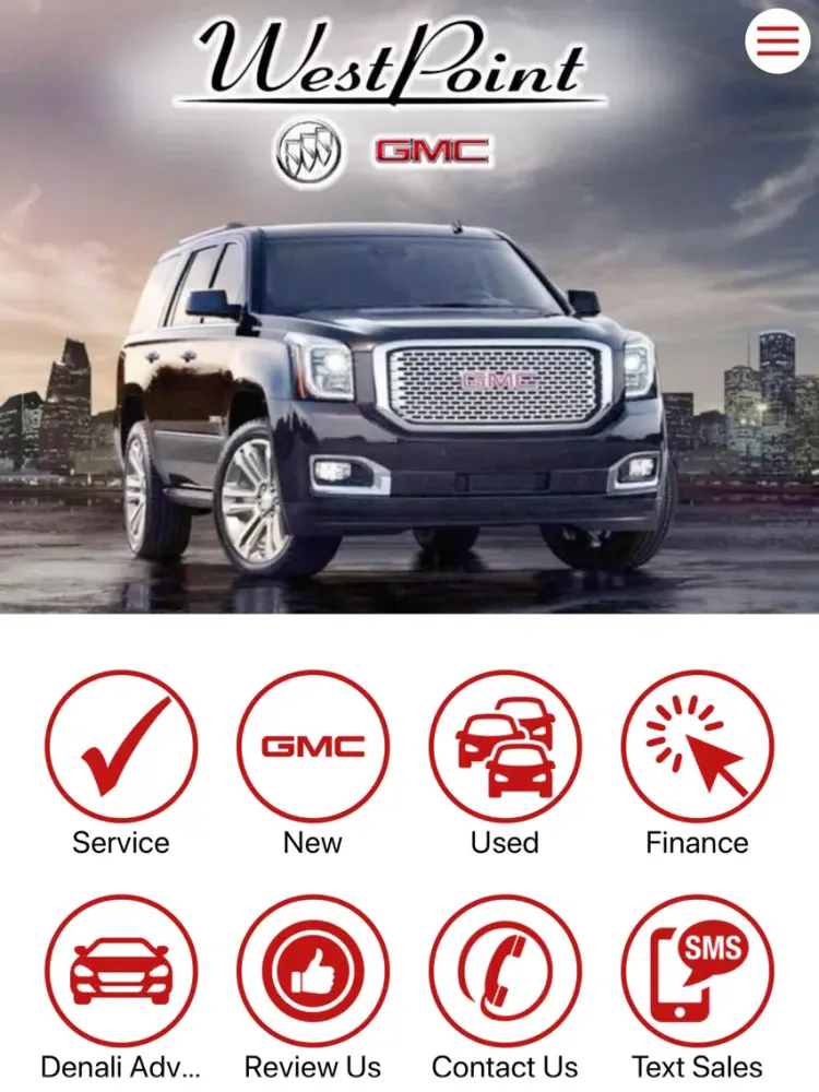 West Point Buick GMC iPad 应用截图