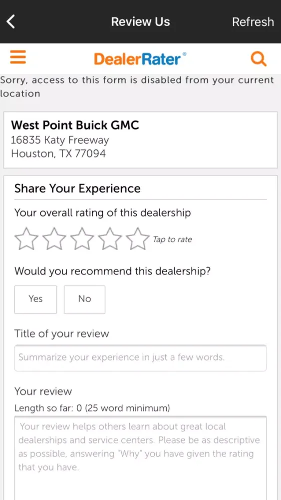 West Point Buick GMC应用截图