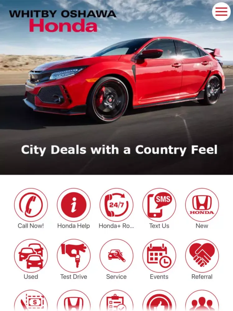 Screenshot di Whitby Oshawa Honda iPad 