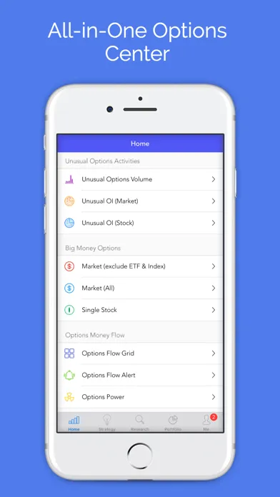 Options Pro Screener Ekran Görüntüleri