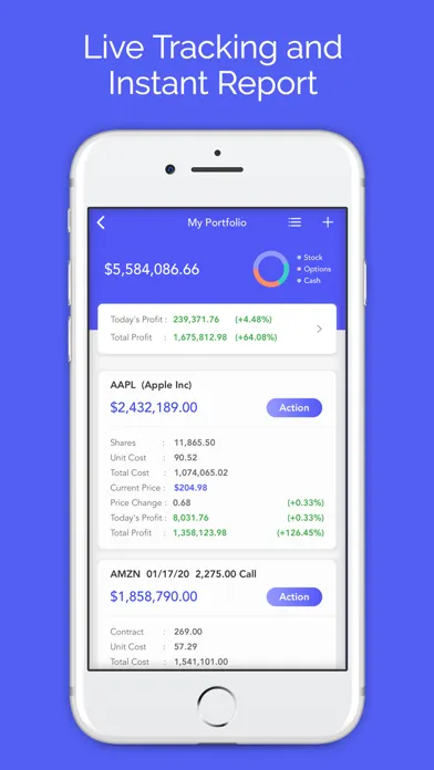 Скриншоты Active Portfolio with Alerts