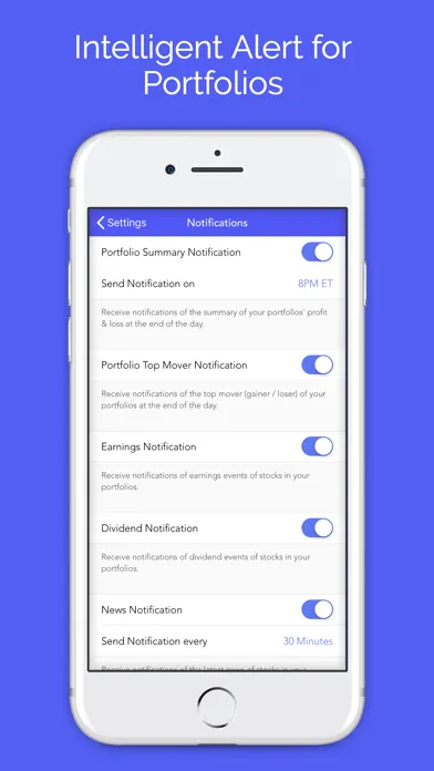 Скриншоты Active Portfolio with Alerts