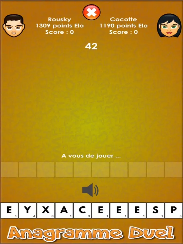 Ảnh chụp màn hình của Anagramme Duel Gratuit iPad 
